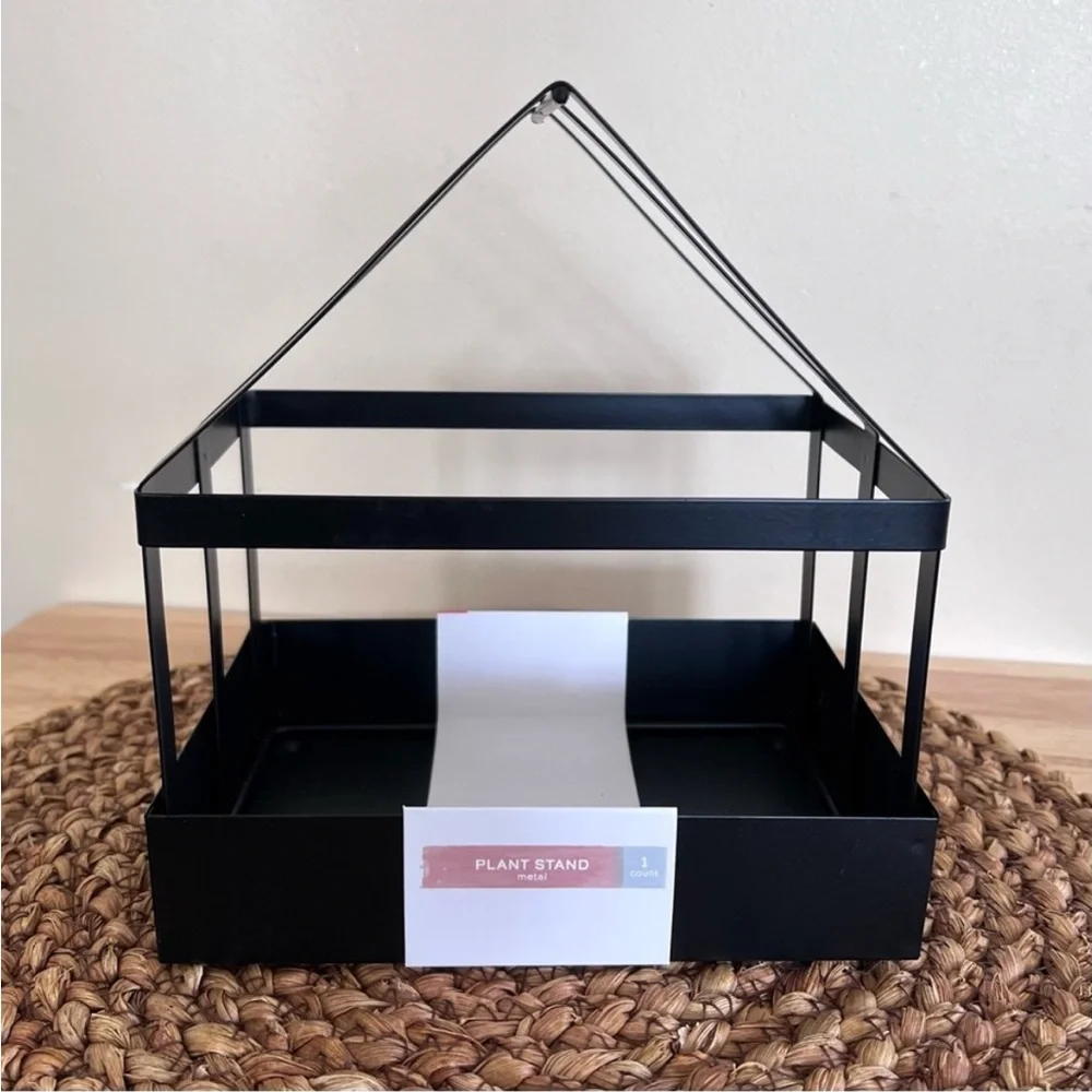 Target Bullseye Boho Black Wire House Plant Stand